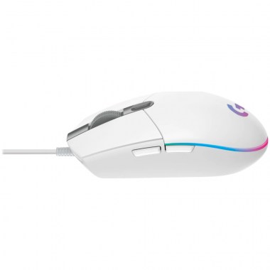 MOUSE LOGITECH G203 LIGHTSYN WHITE (1)